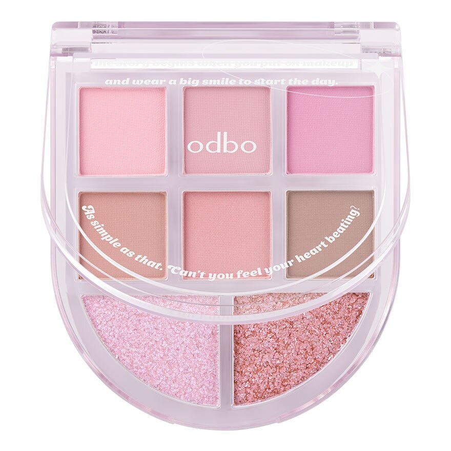 Odbo Romance Mood Eye Palette 6g. 01 Purple Pink