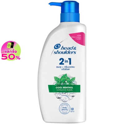Head&Shoulder Head  Shoulders 2in1 Shampoo+Conditioner Anti Dandruff Cool Menthol 370 Ml.