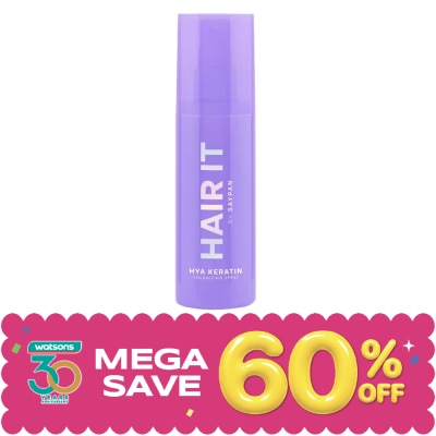 Hair it - แฮร์ อิท ไฮยา เคราติน วอลลุ่มไมซิ่ง สเปรย์ 100 กรัม วอลลุ่ม ผมเงางาม image