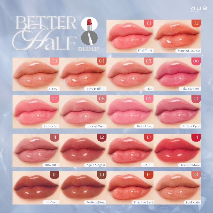 4U2 Better Half Duo Lip 2.4g. 18 Soul Mate