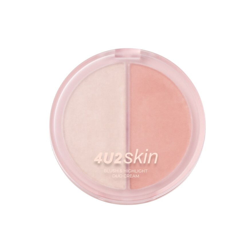 4U2 Skin Blush  Highlight Duo Cream 12g.