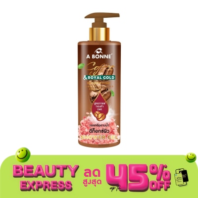 A Bonne A Bonne' Shower Gel Coffee  Royal Gold Detoxifying Concentrated 450 Ml.