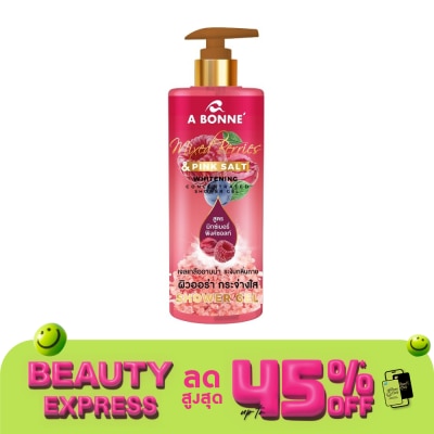 A Bonne A Bonne' Shower Gel Mixed Berries  Pink Salt Whitening Concentrated 450 Ml.
