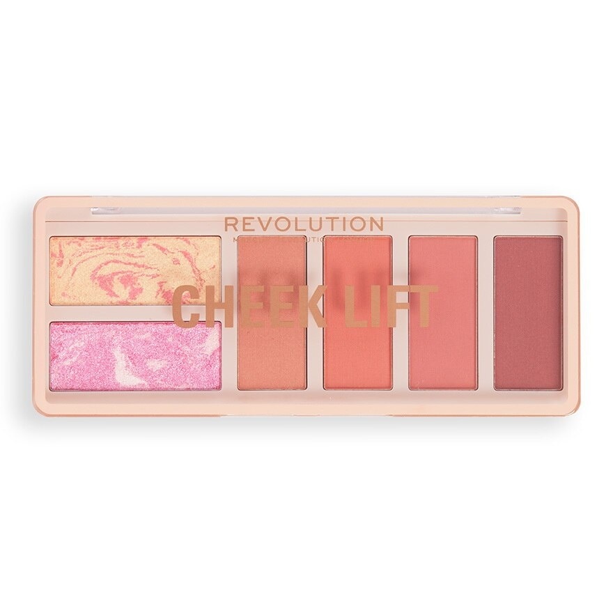 Makeup Revolution Cheek Lift Palette 10.8g. Coral Dreaming