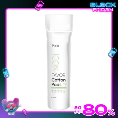 Parin พาลิน สำลีใยฝ้าย พรีเมี่ยม 80แผ่น