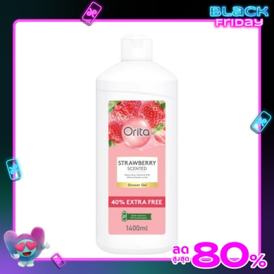 Orita Orita Shower Gel Strawberry Scented 1400ml.