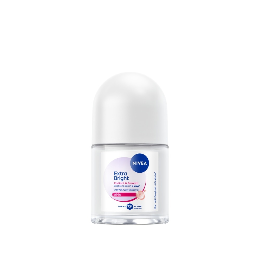 NIVEA Roll On Extra Brightening 8 Super Food 12 Ml. โรลออน ระงับกลิ่นกาย
