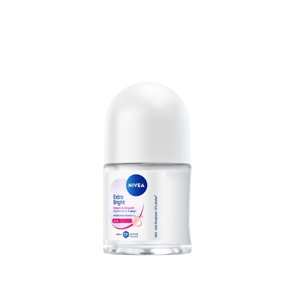 NIVEA Roll On Extra Brightening 8 Super Food 12 Ml. โรลออน ระงับกลิ่นกาย