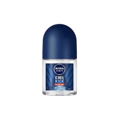 Nivea NIVEA MEN Roll On Cool Kick 12 Ml. โรลออน ระงับกลิ่นกาย ผู้ชาย