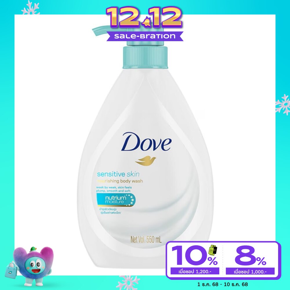 Dove Body Wash Sensitive Skin Nourishing 550 Ml.