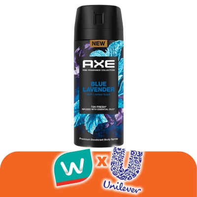 Axe - แอ๊กซ์ พรีเมียม ดีโอโดแรนท์ บอดี้ สเปรย์ บลู ลาเวนเดอร์ 135 มล. น้ำหอม ระงับกลิ่นกาย