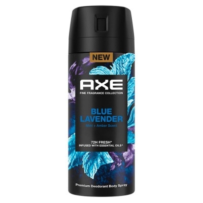 Axe Axe Premium Deodorant Body Spray Blue Lavender 135 Ml. สเปรย์ น้ำหอม ระงับกลิ่นกาย