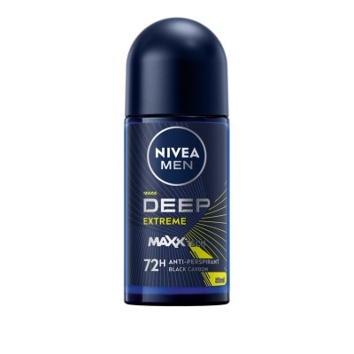 Nivea นีเวีย เมน โรลออน ดีพ เอ็กซ์ตรีม 50 มล. โรลออน ลดเหงื่อ ระงับกลิ่นกาย