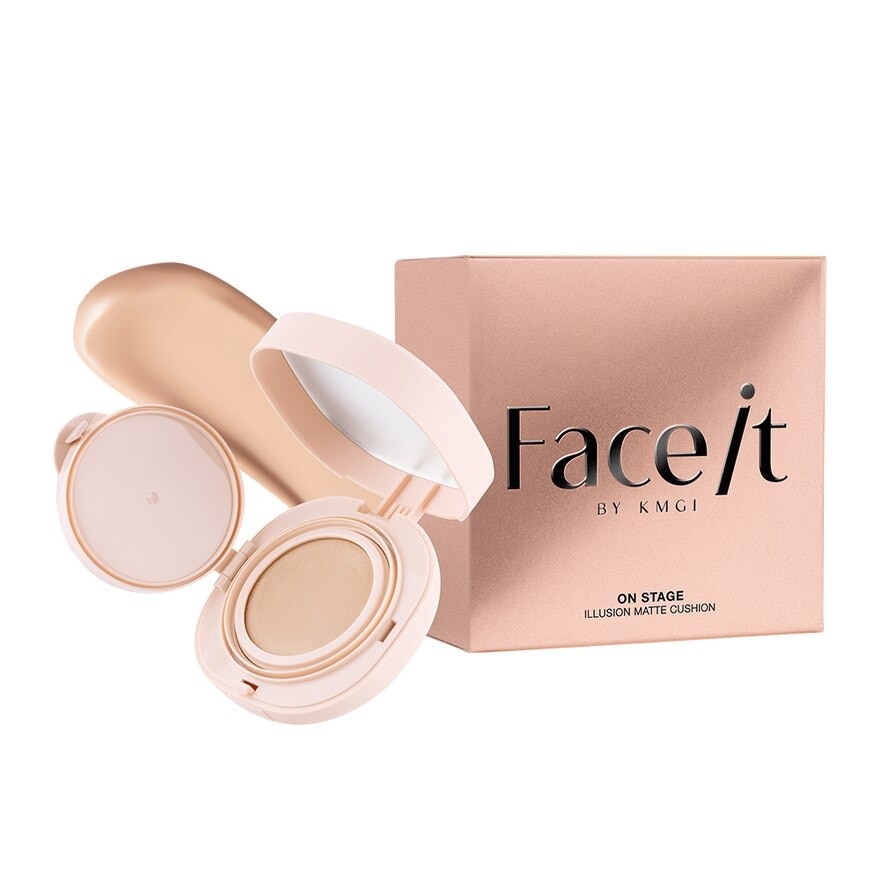 Face It On Stage Illusion Matte Cushion 12g. 02 Medium Beige