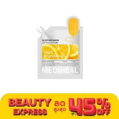 Mediheal เมดิฮีล สลีปปิ้ง มาสก์ ไวต้า ซี ไบรท์เทนนิ่ง 20 มล.