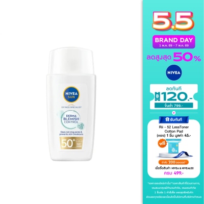 Nivea - NIVEA Sun Derma Blemish Control SPF50+ 40 Ml.