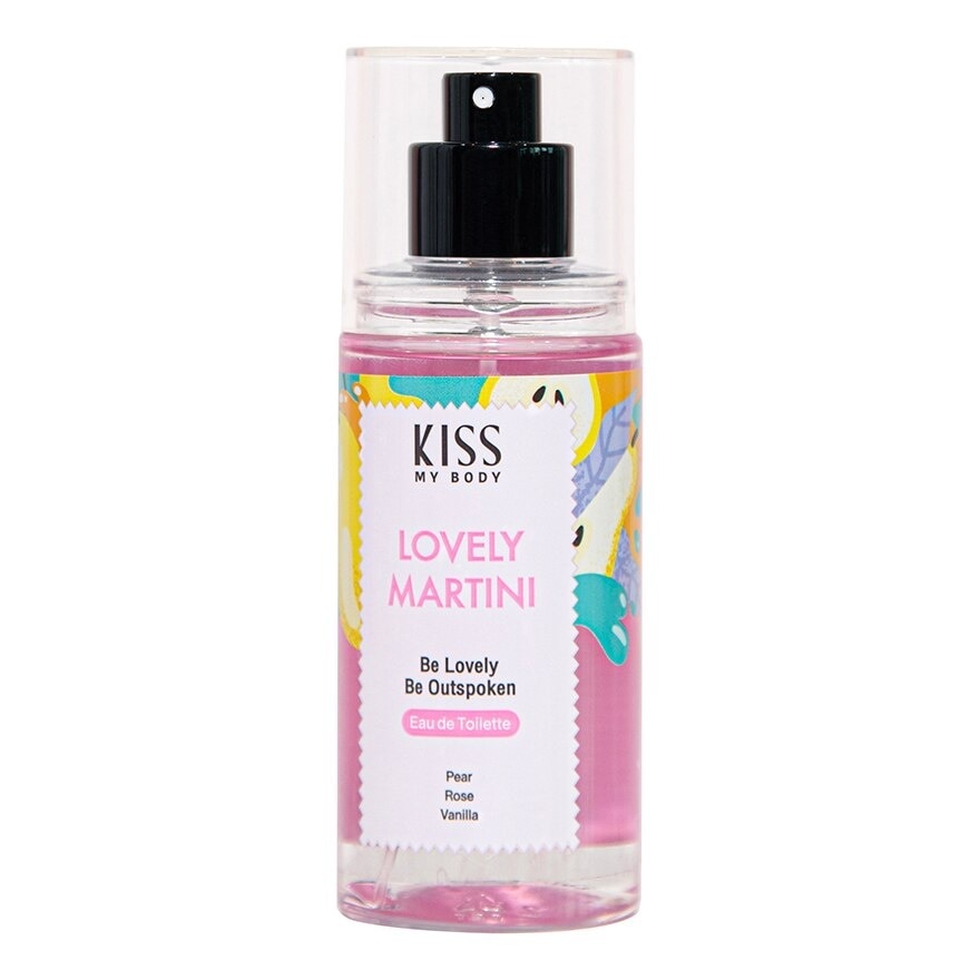 Kiss My Body Eau De Toilette Lovely Martini 88 Ml. น้ำหอม สเปรย์น้ำหอม