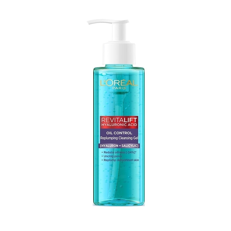 L'Oreal L'Oreal Paris Revitalift Hyaluronic Acid Oil Control Replumping Cleansing Gel 120 Ml.