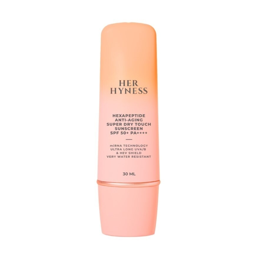 Her Hyness Hexapeptide Anti-Aging Super Dry Touch Sunscreen SPF50+ PA++++ 30 ml.