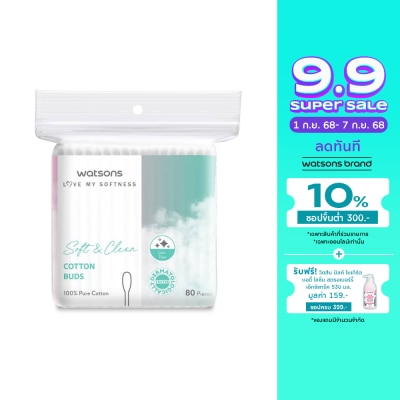 Watsons Watsons Cotton Buds 80 pcs.
