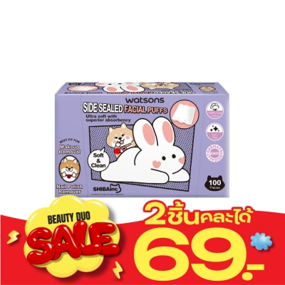 WATSONS วัตสันสำลีแผ่นรีดข้าง 100แผ่น (Shibainc Comics).. image