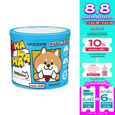 Watsons Watsons Paper Shalf Cotton Buds 300s.(Shibainc Comics)