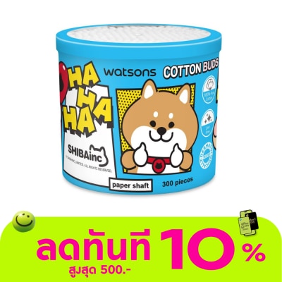 WATSONS วัตสันสำลีก้านกระดาษ 300 ก้าน (Shibainc Comics). image