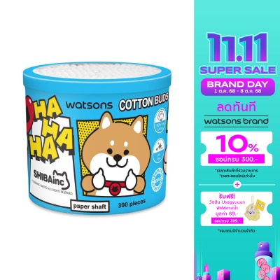 WATSONS วัตสันสำลีก้านกระดาษ 300 ก้าน (Shibainc Comics).