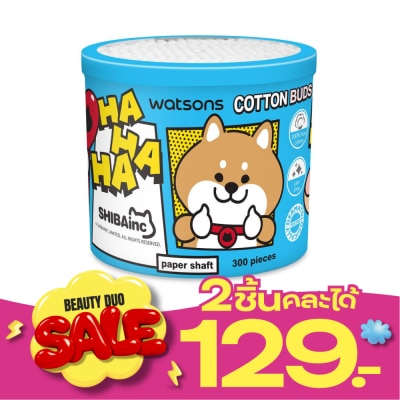 WATSONS วัตสันสำลีก้านกระดาษ 300 ก้าน (Shibainc Comics). image