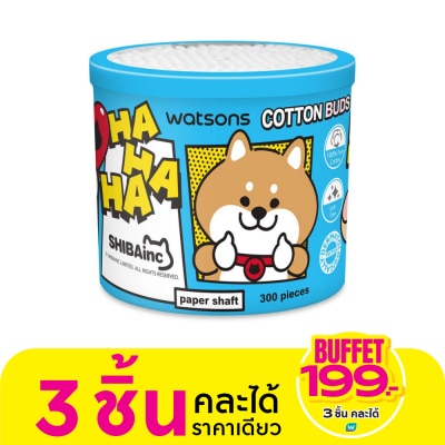 Watsons Watsons Paper Shalf Cotton Buds 300s.(Shibainc Comics)