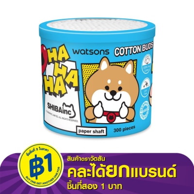 Watsons Watsons Paper Shalf Cotton Buds 300s.(Shibainc Comics)
