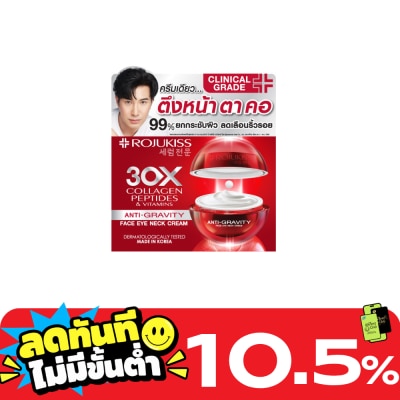 Rojukiss โรจูคิส เฟซ อาย เนค ครีม 30 มล. บำรุงผิวหน้า รอบดวงตา ลำคอ image
