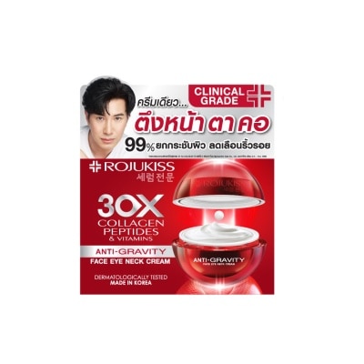 Rojukiss โรจูคิส เฟซ อาย เนค ครีม 30 มล. บำรุงผิวหน้า รอบดวงตา ลำคอ