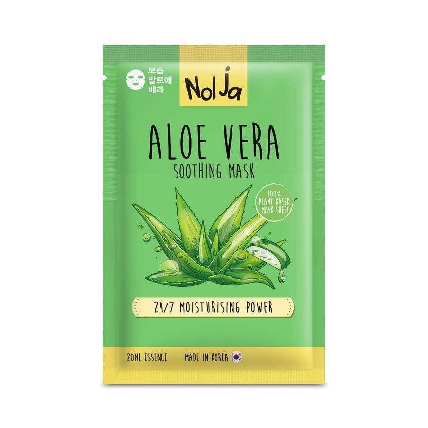 Nolja Aloe Vera Soothing Mask 1 sheet.