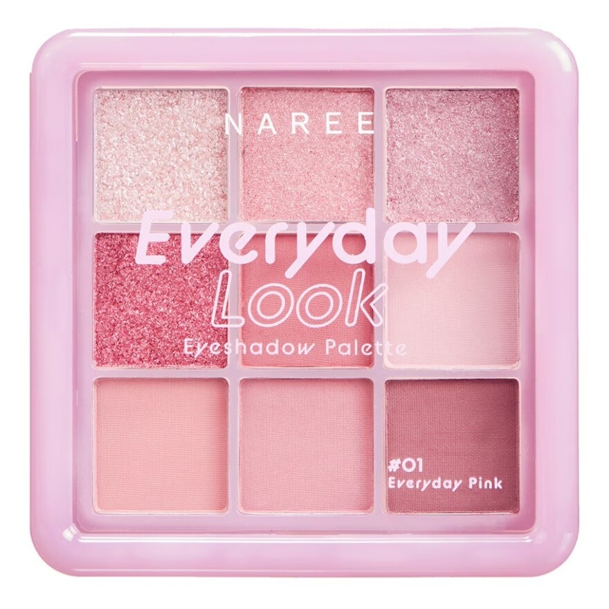 Naree Everyday Look Eyeshadow Palette 13.5g. 01 Everyday Pink