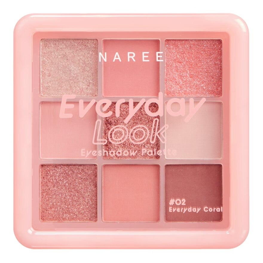 Naree Everyday Look Eyeshadow Palette 13.5g. 02 Everyday Coral