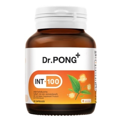 Dr.pong ผลิตภัณฑ์เสริมอาหาร ไอเอ็นที-100 (ตรา ดอกเตอร์พงศ์) 30 แคปซูล