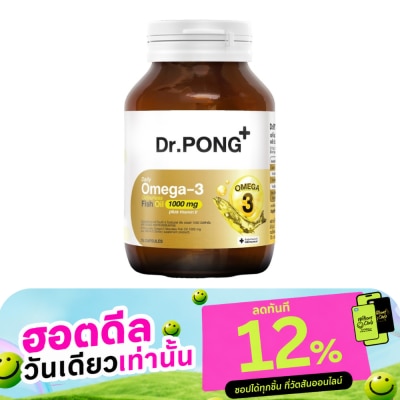 Dr.pong Dr.PONG Daily Omega 3 Odorless Fish Oil 1000 mg. plus Vitamin E image