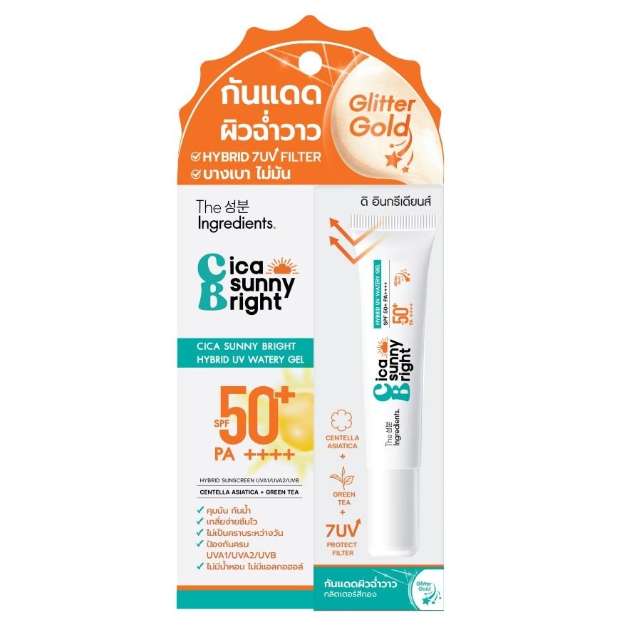 The Ingredients Cica Sunny Bright Hybrid UV Watery Gel SPF 50+ PA++++ 10 g.