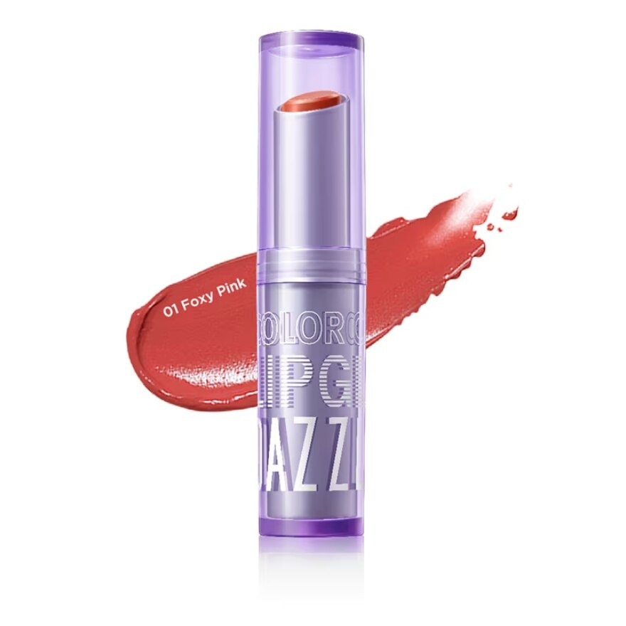 Dazzle Me Color Chrome Lipglaze 3g. 01 Foxy Pink