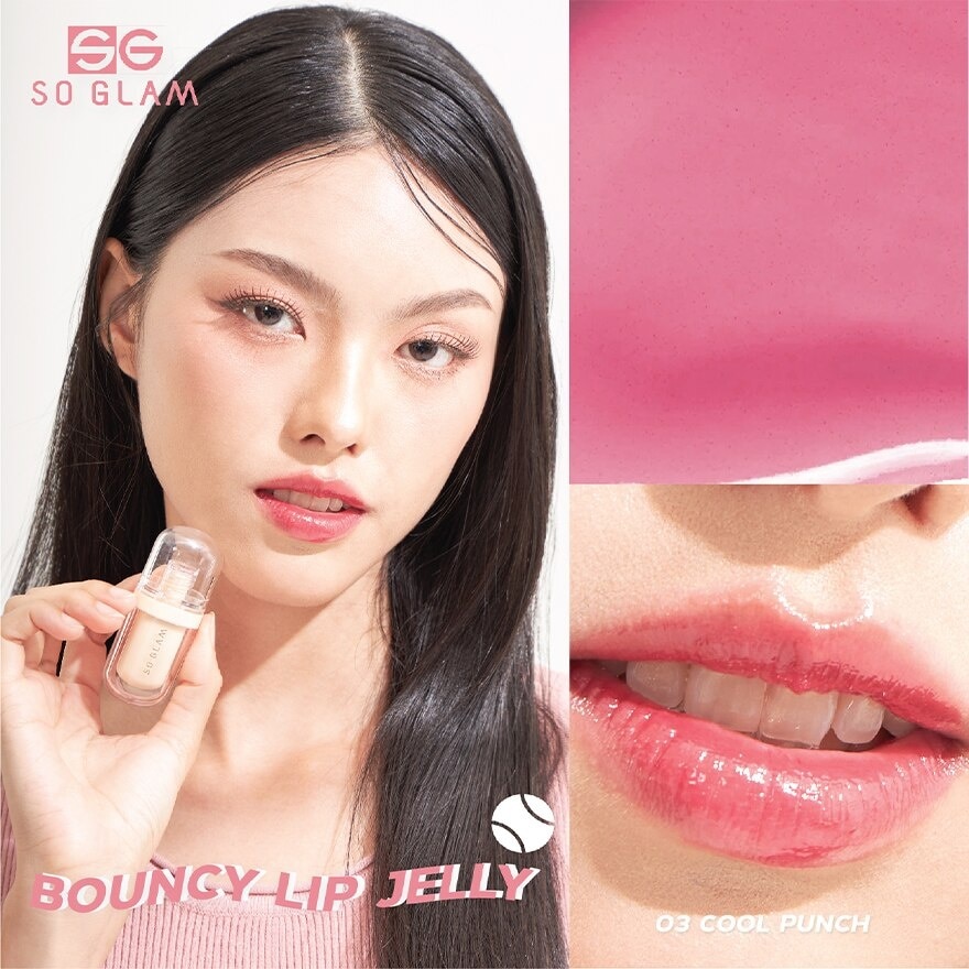 So Glam Bouncy Lip Jelly 5g. 03 Cool Punch