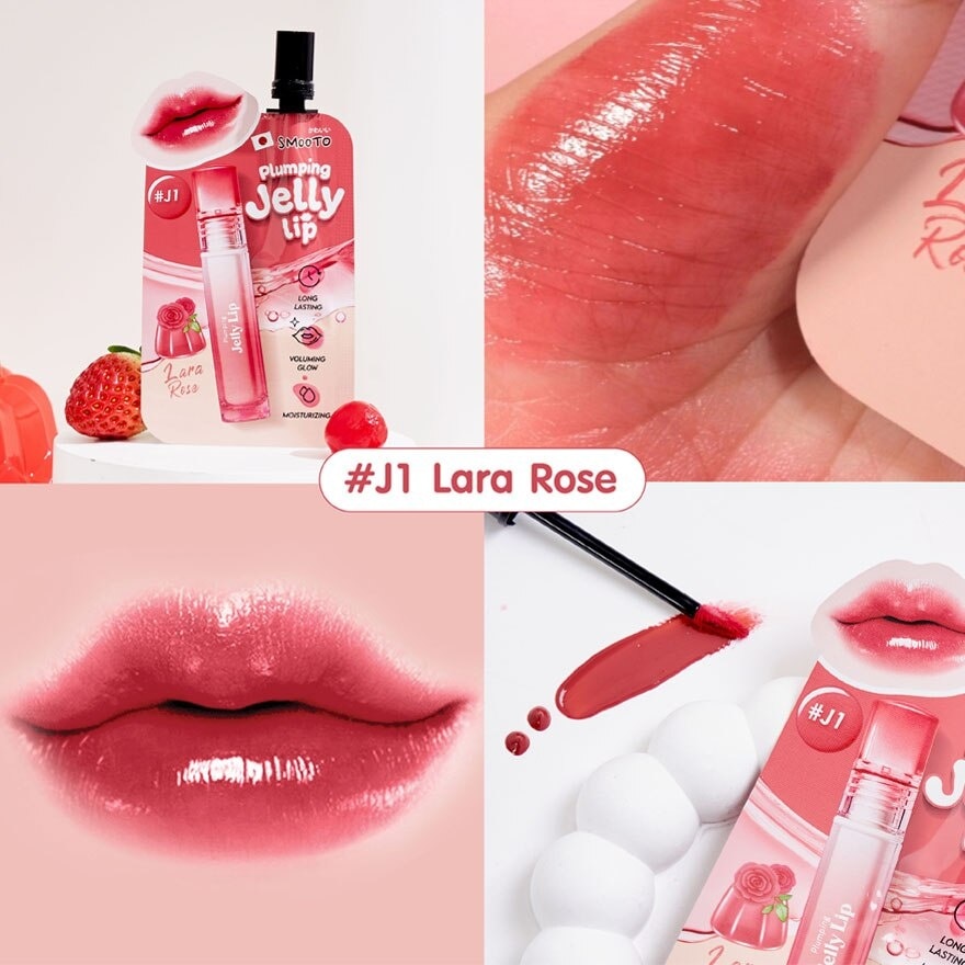 Smooto Plumping Jelly Lip 2g. J1 Lara Rose