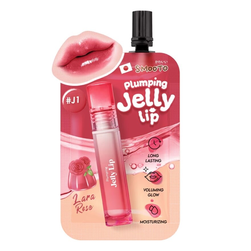 Smooto Plumping Jelly Lip 2g. J1 Lara Rose