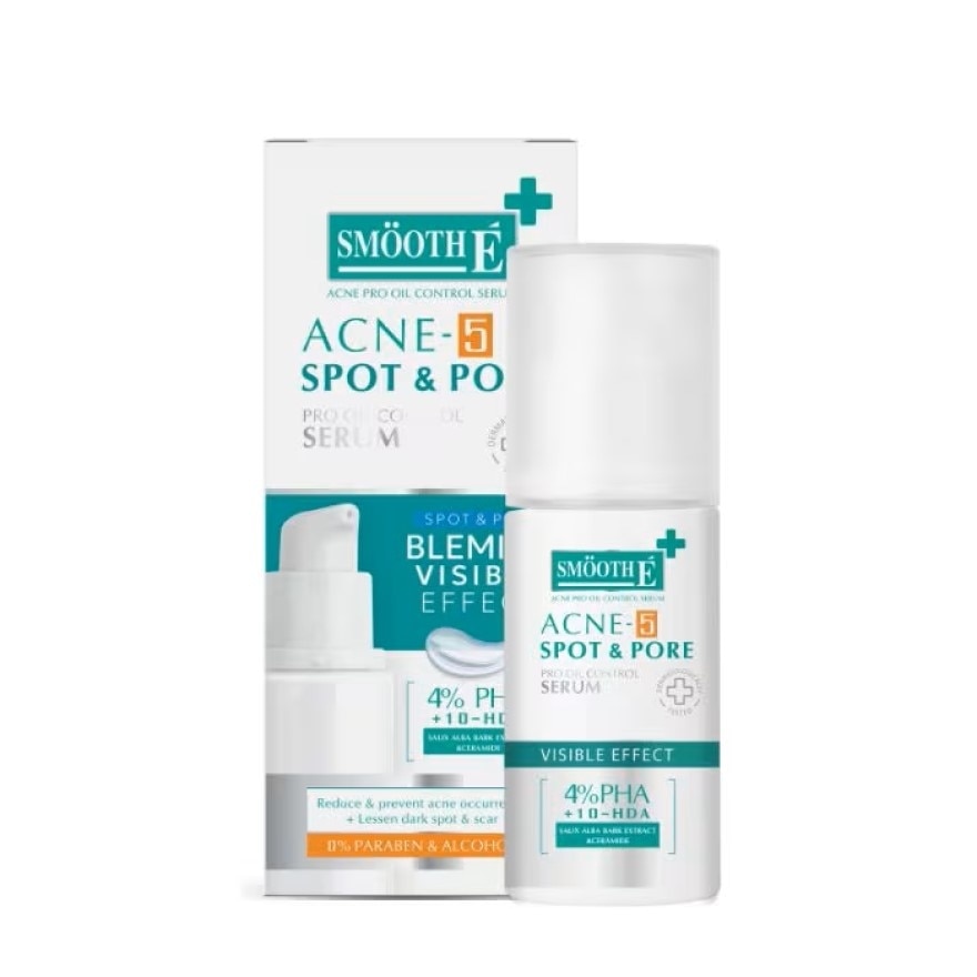 Smooth E Acne-5 Spot  Pore Serum 30ml