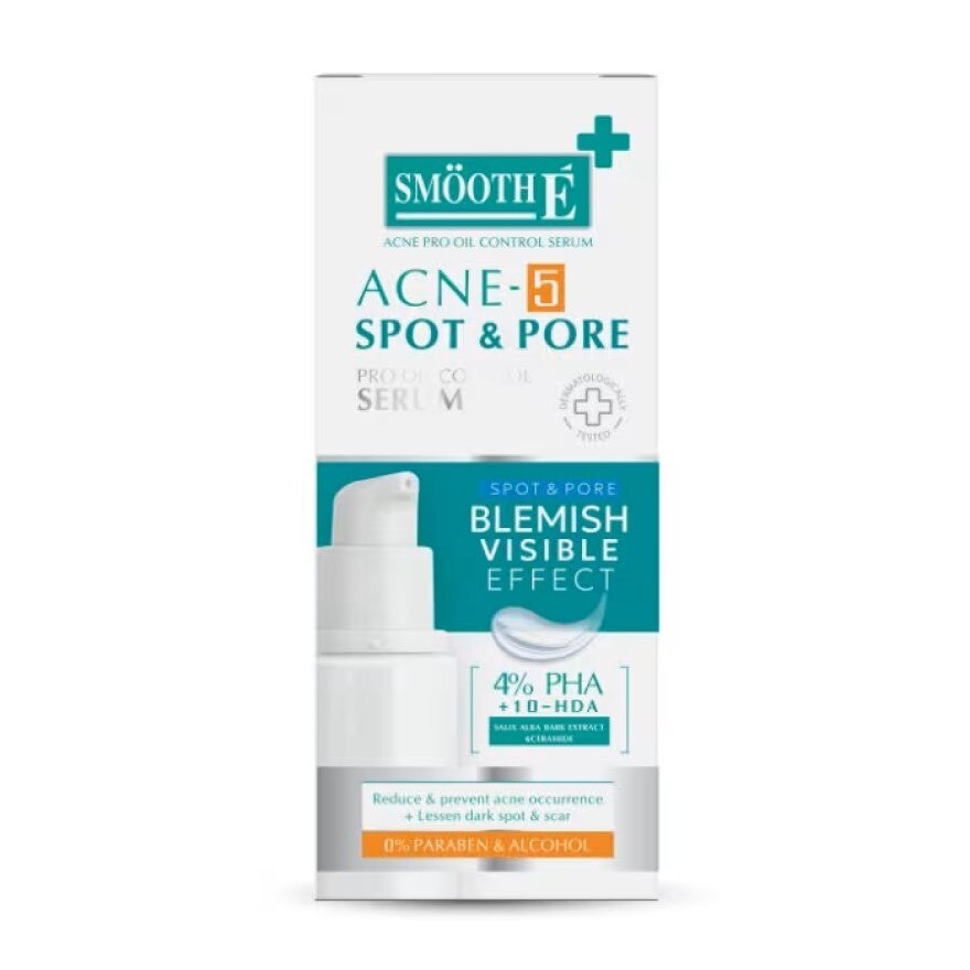 Smooth E Acne-5 Spot  Pore Serum 30ml