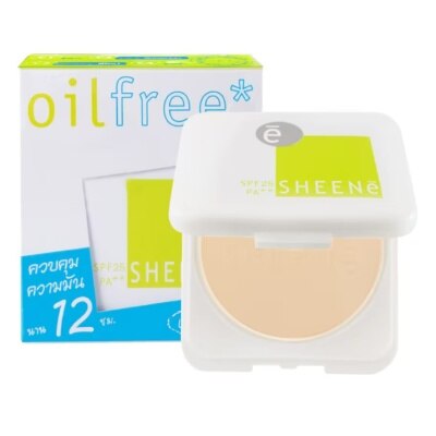 Sheene Oil Free Cake Powder SPF 25 PA++ 8g. + Refill 8g. C1 Ivory ...