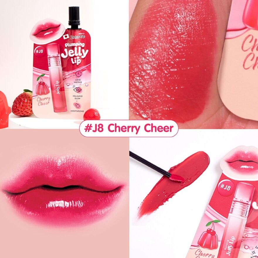 Smooto Plumping Jelly Lip 2g. J8 Cherry Cheer