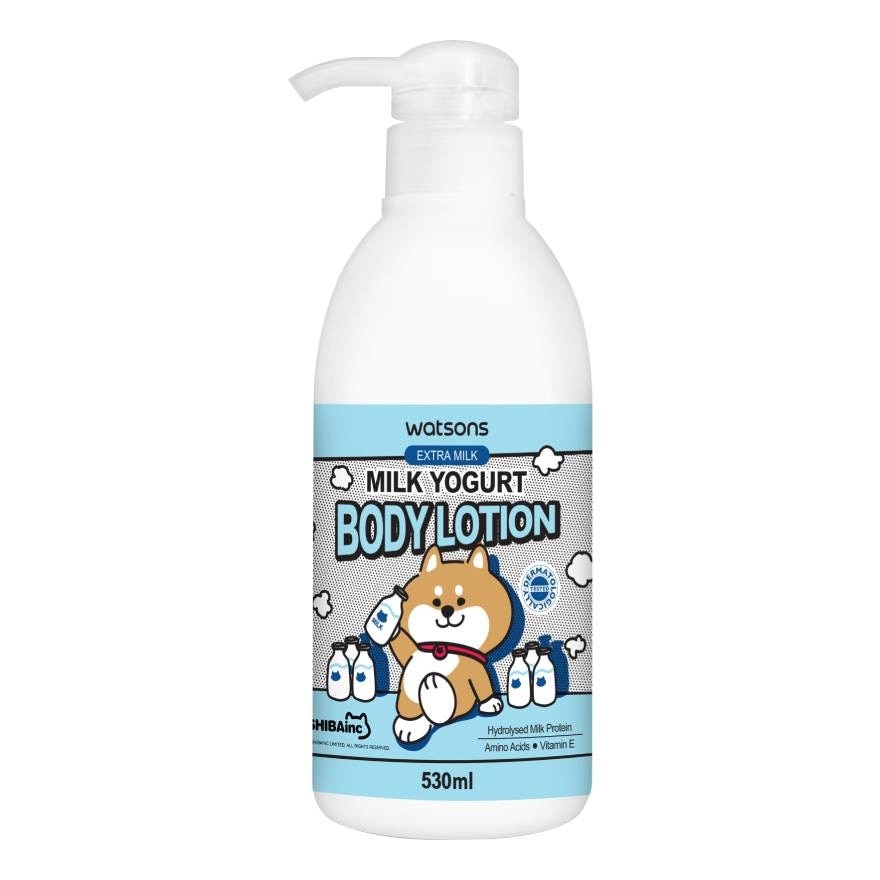 Watsons Milk yogurt Body lotion - Extra milk 530ml.(Shibainc)