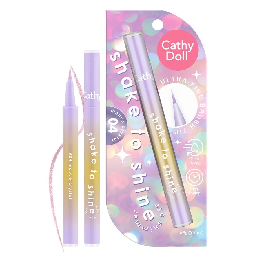 Cathy Doll Shake To Shine Eye Shimmer 0.5g. 04 Mauve Crystal