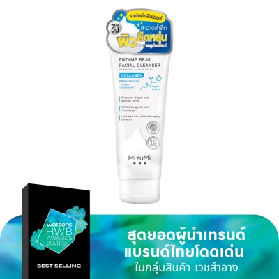 Mizumi มิซึมิ โฟมล้างหน้า เอนไซม์ รีจู เฟเชียล คลีนเซอร์ คอลลาเจน 100 มล.